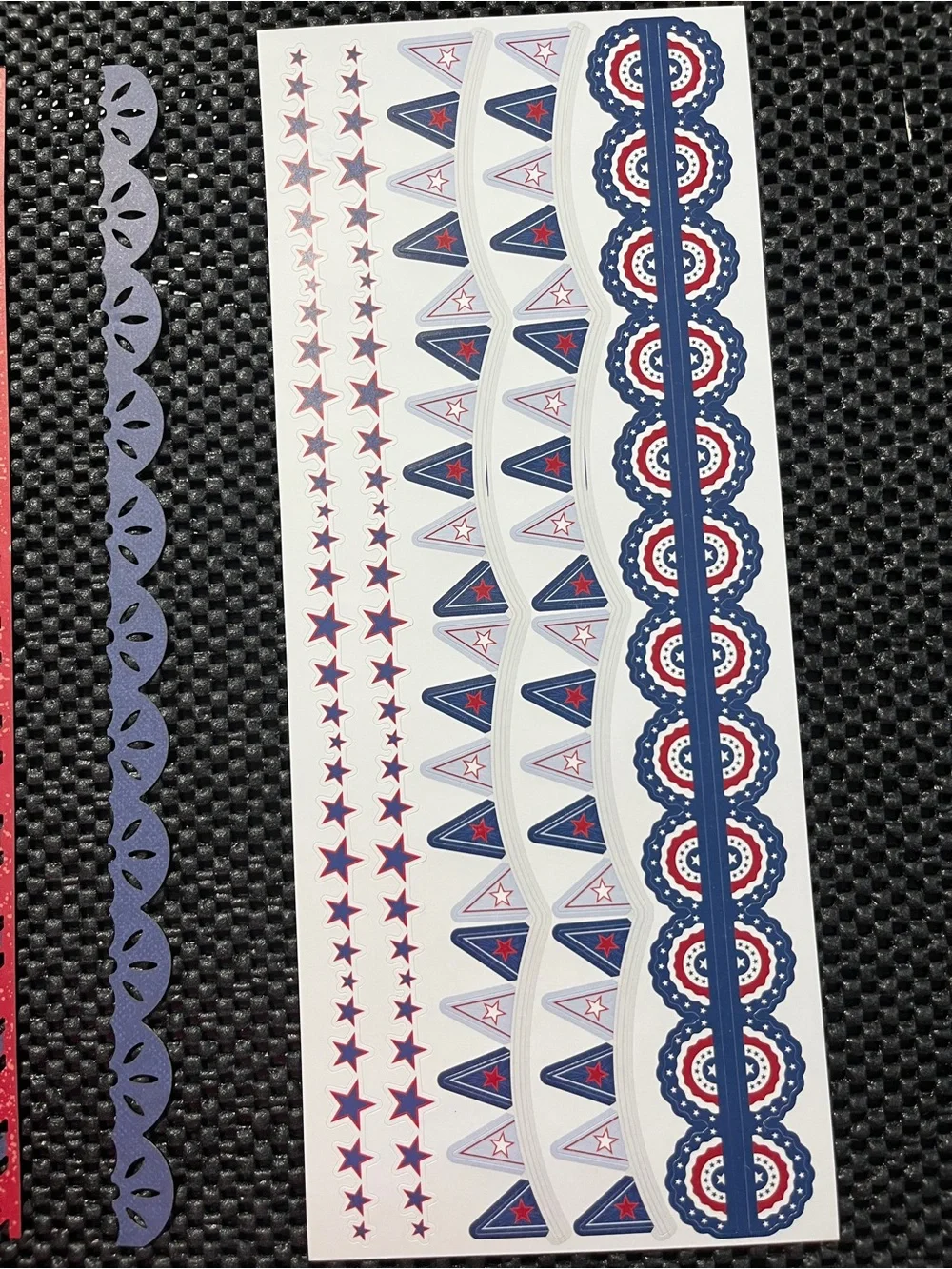 12 x 12 double sided patriotic scrapbook paper